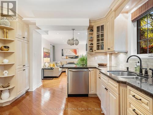 93 Wright Street, Richmond Hill, ON - Indoor Photo Showing Kitchen With Double Sink With Upgraded Kitchen