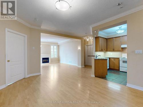 304 - 3351 Cawthra Road, Mississauga, ON - Indoor Photo Showing Kitchen With Fireplace