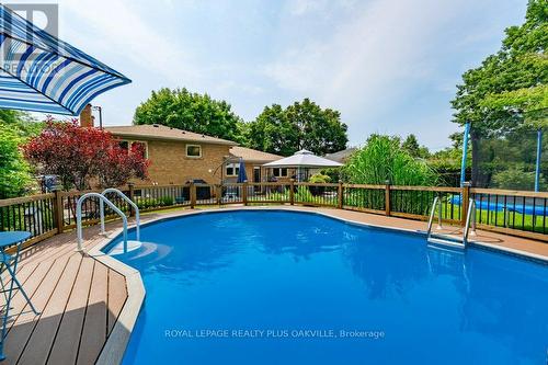 5293 Spruce Avenue, Burlington, ON - Outdoor With Above Ground Pool With Backyard With Exterior