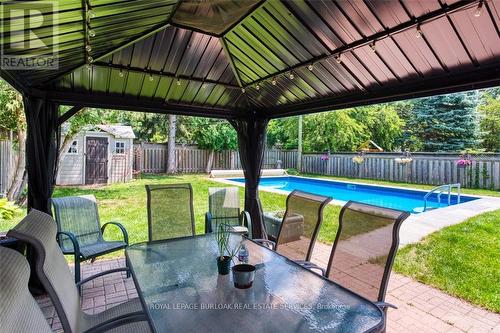 475 Mayzel Road, Burlington (Brant), ON - Outdoor With In Ground Pool With Deck Patio Veranda With Backyard