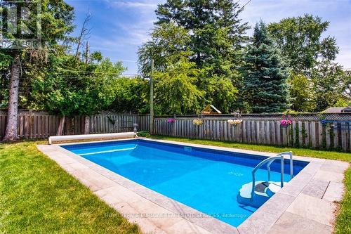 475 Mayzel Road, Burlington, ON - Outdoor With In Ground Pool With Backyard