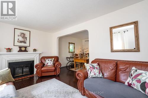 1163 Greening Avenue, Mississauga, ON - Indoor Photo Showing Living Room With Fireplace