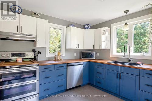 69 Hopkins Line, Kawartha Lakes, ON - Indoor Photo Showing Kitchen With Double Sink