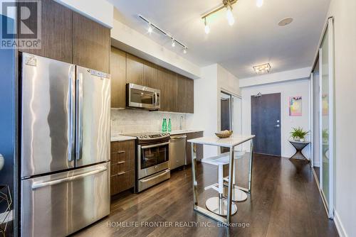 320 - 50 Bruyeres Mews, Toronto, ON - Indoor Photo Showing Kitchen With Upgraded Kitchen