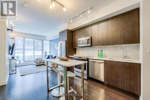 320 - 50 Bruyeres Mews, Toronto, ON - Indoor Photo Showing Kitchen