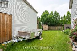 Outdoor storage to park in side yard. - 