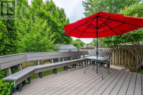 Deck 2... - 22 Kristen Court, Middlesex Centre (Kilworth), ON - Outdoor With Deck Patio Veranda