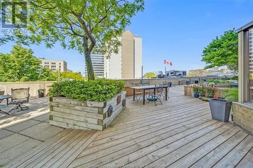 75 Riverside Drive East Unit# 901, Windsor, ON - Outdoor With Deck Patio Veranda With Exterior