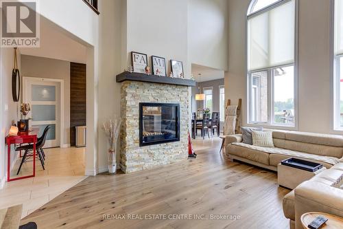 51 Creighton Avenue, Guelph, ON - Indoor Photo Showing Living Room With Fireplace