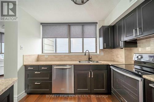 501 - 250 Queens Quay, Toronto, ON - Indoor Photo Showing Kitchen With Double Sink