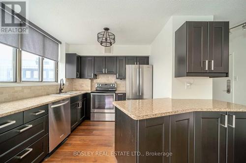 501 - 250 Queens Quay, Toronto, ON - Indoor Photo Showing Kitchen With Stainless Steel Kitchen With Upgraded Kitchen