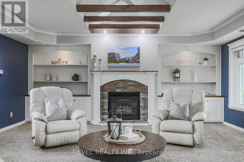 65 Eldon Road, Kawartha Lakes, ON - Indoor Photo Showing Living Room With Fireplace