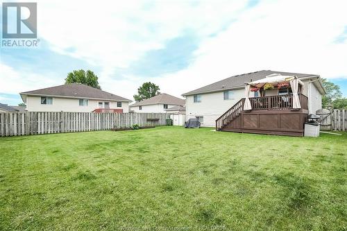 3828 Lounsborough Court, Windsor, ON - Outdoor With Deck Patio Veranda With Backyard With Exterior