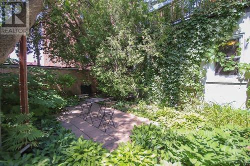 Apt 1 private fenced south-face backyard - 124 Stewart Street, Ottawa, ON - Outdoor