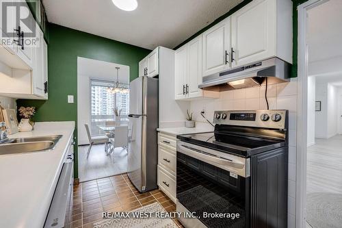 910 - 1210 Radom Street, Pickering, ON - Indoor Photo Showing Kitchen With Double Sink