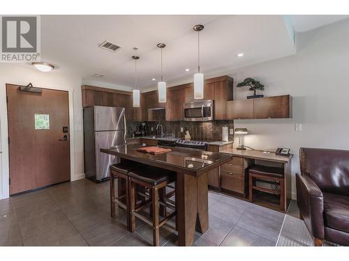 400 Stemwinder Drive Unit# 219, Kimberley, BC - Indoor Photo Showing Kitchen With Stainless Steel Kitchen With Upgraded Kitchen