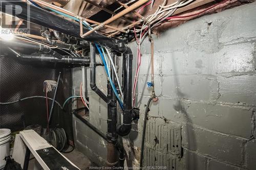 1195-97 Drouillard Road, Windsor, ON - Indoor Photo Showing Basement