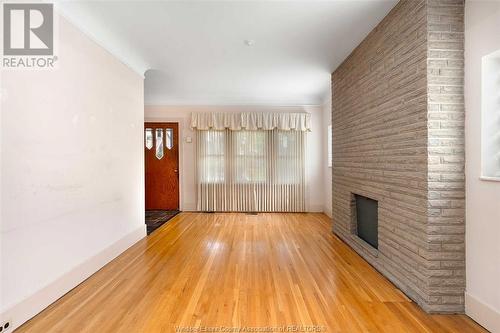 1227 Hall Avenue, Windsor, ON - Indoor Photo Showing Other Room With Fireplace