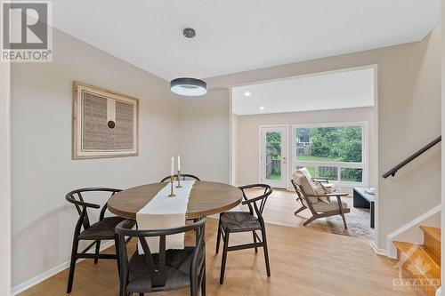 16 Larkshire Lane Unit#D, Ottawa, ON - Indoor Photo Showing Dining Room