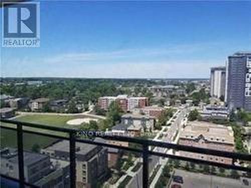 1405 - 318 Spruce Street, Waterloo, ON - Outdoor With Balcony With View