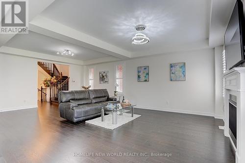 2410 Florentine Place, Pickering, ON - Indoor Photo Showing Living Room With Fireplace