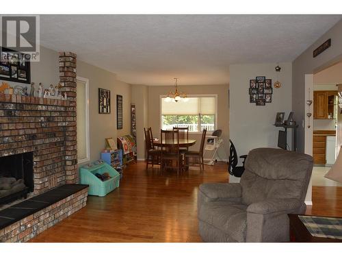 2782 Britton Road, Quesnel, BC - Indoor Photo Showing Living Room With Fireplace