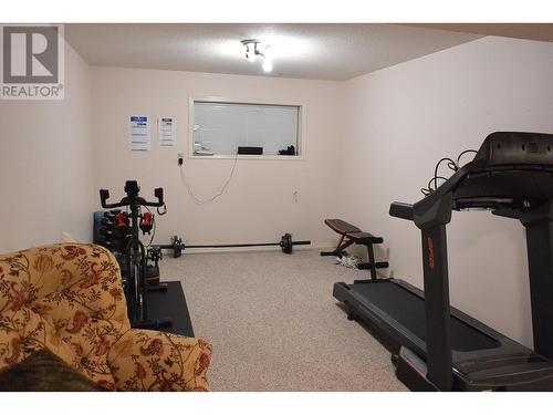 2782 Britton Road, Quesnel, BC - Indoor Photo Showing Gym Room