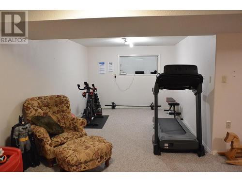 2782 Britton Road, Quesnel, BC - Indoor Photo Showing Gym Room