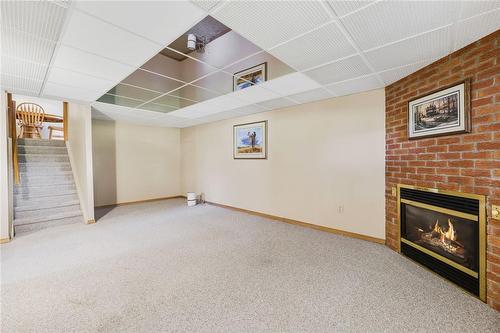 70 Glen Castle Drive, Hamilton, ON - Indoor With Fireplace