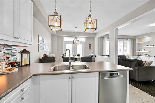 68 Larry Crescent, Caledonia, ON - Indoor Photo Showing Kitchen With Double Sink