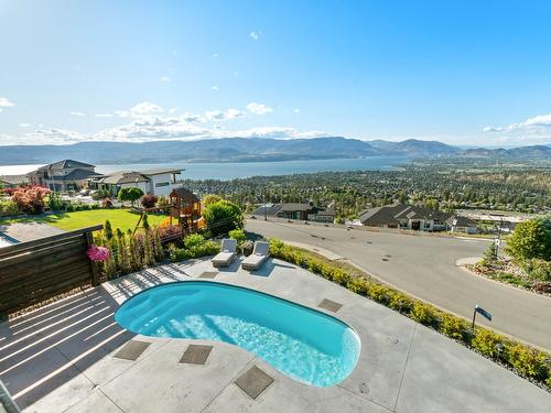 936 Lamont Lane, Kelowna, BC - Outdoor With Body Of Water With In Ground Pool With View