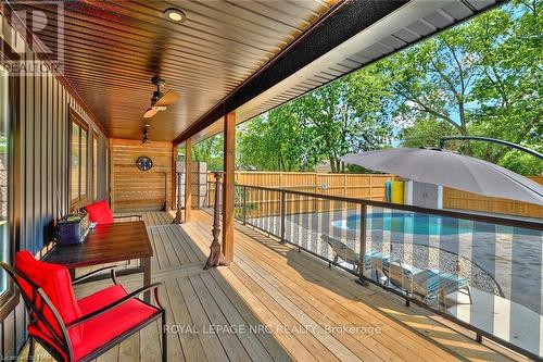 8868 Sodom Road, Niagara Falls, ON - Outdoor With Deck Patio Veranda With Exterior