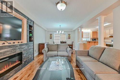 212 Lena Crescent, Cambridge, ON - Indoor Photo Showing Living Room With Fireplace