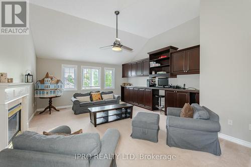 82 Joseph Crescent, Barrie, ON - Indoor Photo Showing Living Room With Fireplace