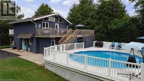 Amazing entertaining! - 202 Birchwood Avenue, Kincardine Twp, ON - Outdoor With In Ground Pool With Deck Patio Veranda