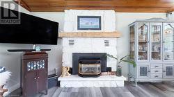 Cozy propane fireplace - 