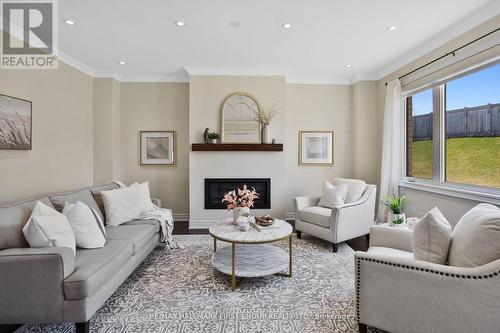 1219 Cactus Crescent, Pickering, ON - Indoor Photo Showing Living Room With Fireplace