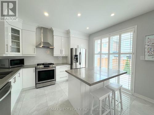 33 Feeder Street, Brampton, ON - Indoor Photo Showing Kitchen With Stainless Steel Kitchen With Upgraded Kitchen