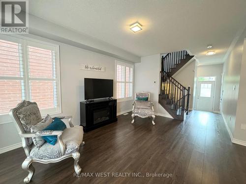 33 Feeder Street, Brampton, ON - Indoor Photo Showing Living Room With Fireplace