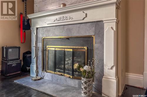 1090 1St Avenue Ne, Moose Jaw, SK - Indoor With Fireplace
