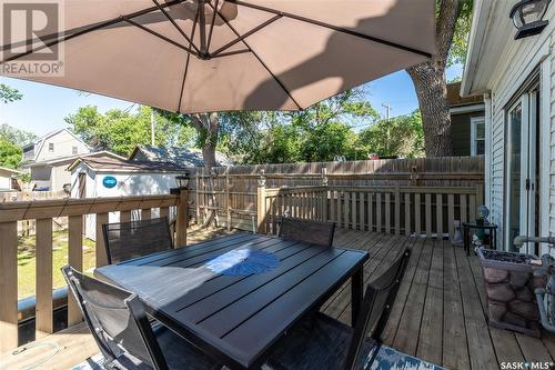 1090 1St Avenue Ne, Moose Jaw, SK - Outdoor With Deck Patio Veranda With Exterior