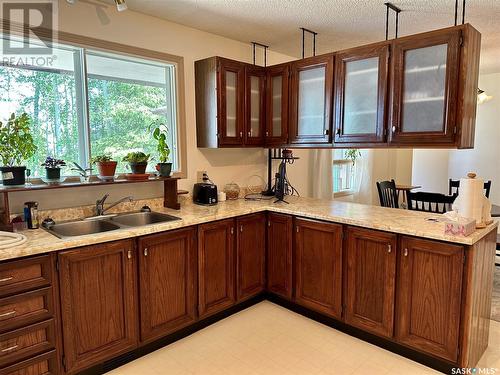 118 Otter Street, Air Ronge, SK - Indoor Photo Showing Kitchen With Double Sink