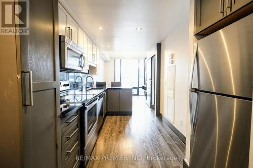 514 - 330 Phillips Street, Waterloo, ON - Indoor Photo Showing Kitchen With Stainless Steel Kitchen