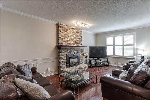 1232 Hammond Street, Burlington, ON - Indoor Photo Showing Living Room With Fireplace