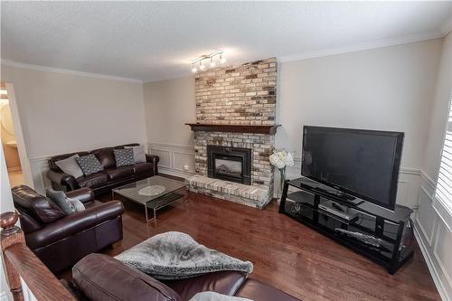 1232 Hammond Street, Burlington, ON - Indoor Photo Showing Living Room With Fireplace