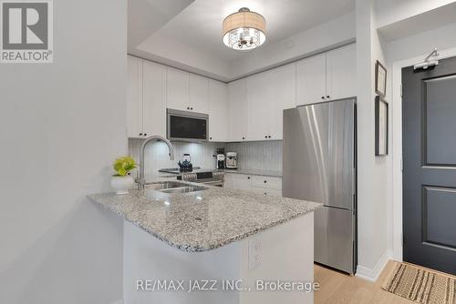 202 - 80 Shipway Avenue, Clarington, ON - Indoor Photo Showing Kitchen With Double Sink