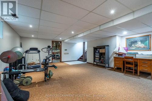 7575 Milburough Line, Milton, ON - Indoor Photo Showing Gym Room