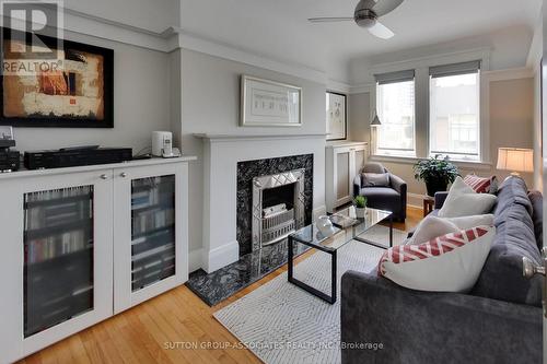 49 Melgund Road, Toronto, ON - Indoor Photo Showing Living Room With Fireplace