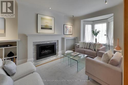 49 Melgund Road, Toronto, ON - Indoor Photo Showing Living Room With Fireplace