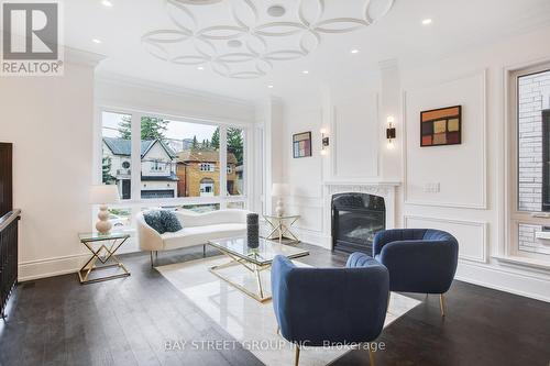 78 Kingsdale Avenue, Toronto, ON - Indoor Photo Showing Living Room With Fireplace